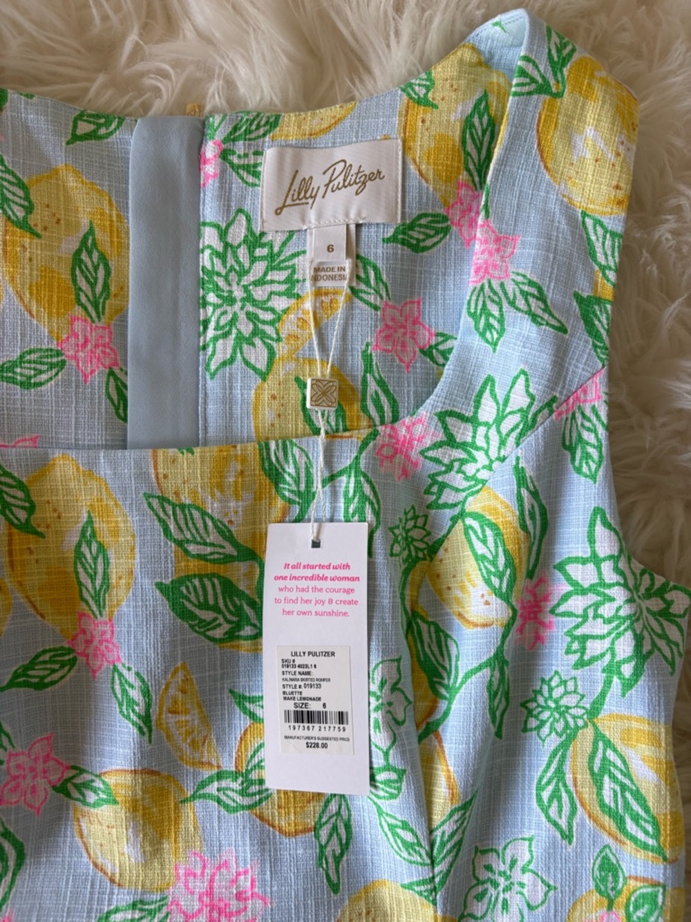 NWT Lilly Pulitzer Kalinara Skirted Romper Size 6 - Picture 3 of 9